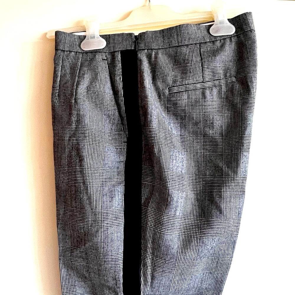 **BNWOT** J CREW BLACK AND WHITE HOUNDSTOOTH DRESS PANTS - Picture 3 of 14